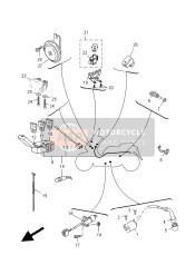 2DLH25900000, Kabelbaum Kompl., Yamaha, 0